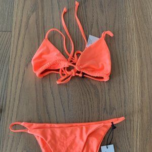 skin by SAME TRIANGLE TOP & STRING BOTTOM NWT